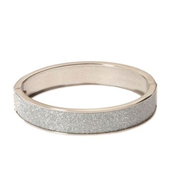 L&J Accessories Silver Glitter Bangle