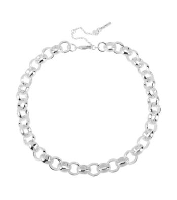 Kenneth Cole® Silvertone Circle Link Necklace