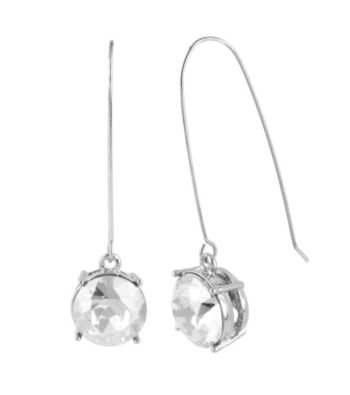 Kenneth Cole® Blue Faceted Bead Long Drop Earrings