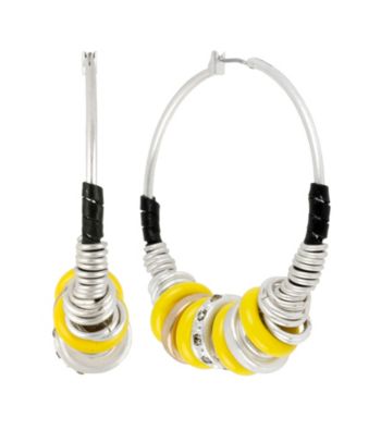 Kenneth Cole® Two Tone Ring Hoop Earrings