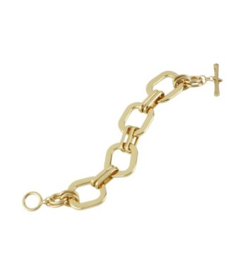 Kenneth Cole® Goldtone Square Link Toggle Bracelet
