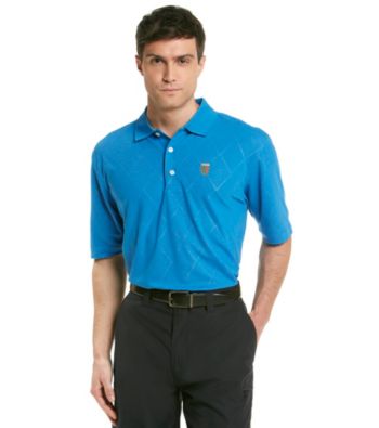 Faldo® Men's Short Sleeve Diamond Golf Polo