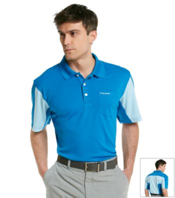 Faldo® Men's T-Back Colorblock Golf Polo