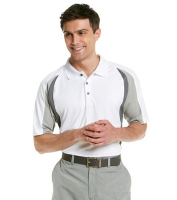 Faldo® Men's Colorblock Side Pane Golf Polo