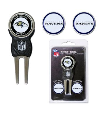 Baltimore Ravens Black/Purple 3 Marker Signature Divot Tool Pack