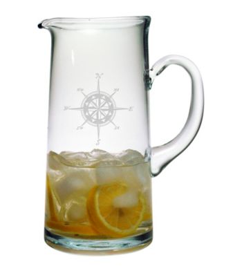 Susquehanna Glass Compass Rose Tankard Pitcher