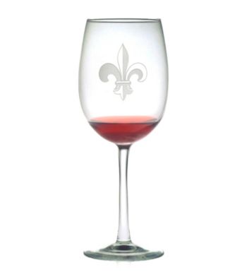 Susquehanna Glass Fleur De Lis Collection Set of 4 All-Purpose Wine Glasses