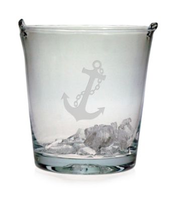 Susquehanna Glass Nautical Anchor Ice Bucket