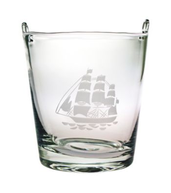 Susquehanna Glass Tall Ship Ice Bucket