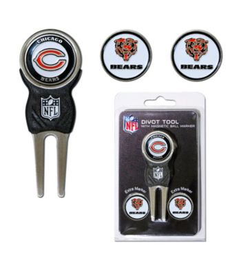 Chicago Bears Blue/Orange 3 Marker Signature Divot Tool Pack