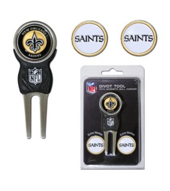 New Orleans Saints Black/Gold 3 Marker Signature Divot Tool Pack