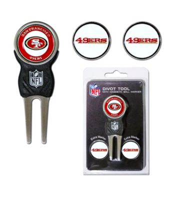San Francisco 49ers Red/Gold 3 Marker Signature Divot Tool Pack