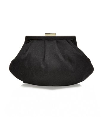 La Regale® Black Glitter Soft Pouch