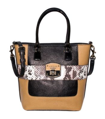 Guess Black Multi Bellville Small Carryall