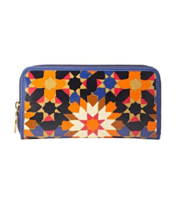 Fossil® Starburst Key-Per Zip Clutch