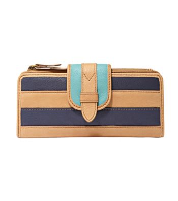 Fossil® Tate Leather Patchwork Clutch