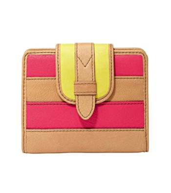 Fossil® Tate Leather Patchwork Multifunction