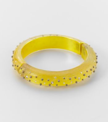Studio Works® Yellow Hinged Bangle