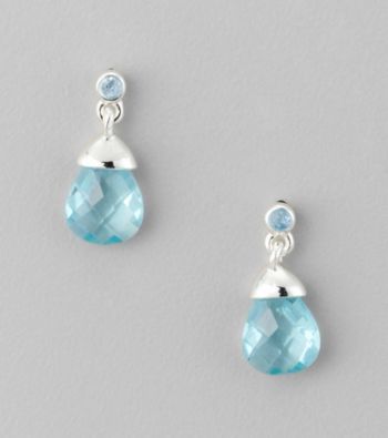 BT-Jeweled Aqua Earrings