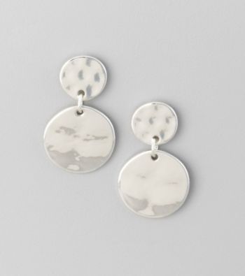 Studio Works® Silvertone Drop Earrings