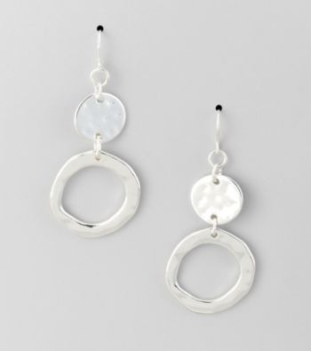 Studio Works® Silvertone Drop Earrings