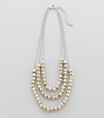 Studio Works® Two Tone Beaded Necklace