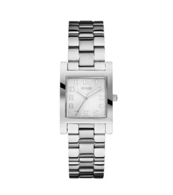 Guess Enduring Chic Silvertone Analog Watch