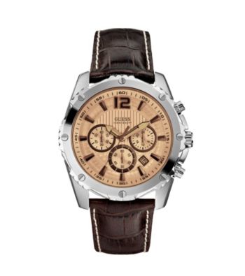 Guess Brown On The Move Bold Sport Watch