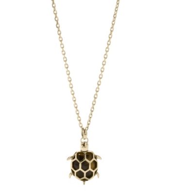 Fossil® Tortoise Turtle Pendant Necklace