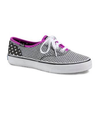 Keds® Double Dutch Gingham Dot - Black