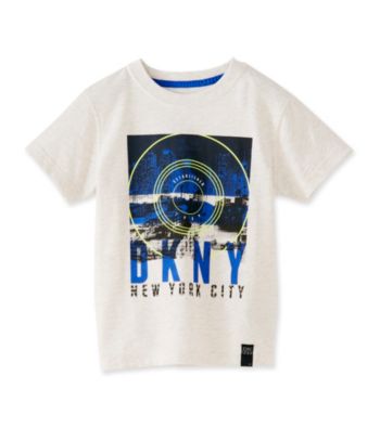 DKNY® Boys' 2T-20 Oat Short Sleeve Kubrick Tee