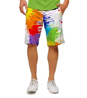 Loudmouth® Men's Drop Cloth Splatter Pant Print Golf Short