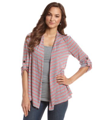 Notations® Striped Cardigan