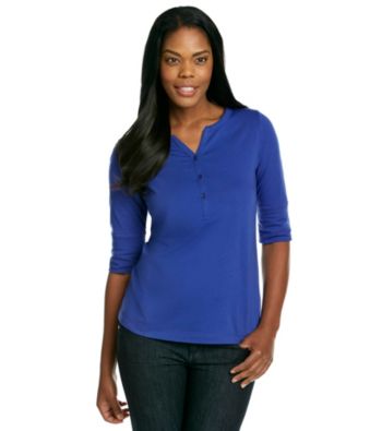Studio Works® Buttonfront Henley