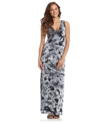 AGB® Tie-Dye Printed Maxi Dress