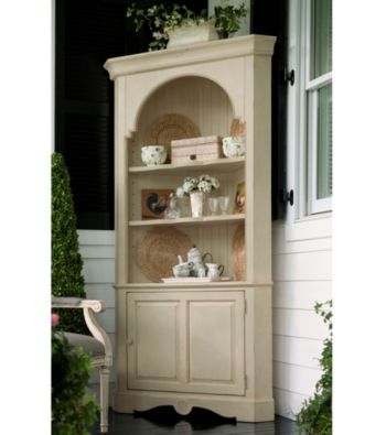 Paula Deen® Sea Oat Finish Corner Cupboard