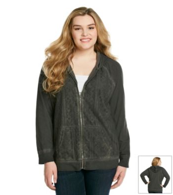 Ruff Hewn Plus Lace Front Cold Process Hoodie