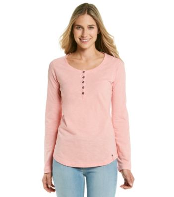 Ruff Hewn Scoopneck Solid Slub Henley Top