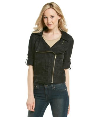 Black Rainn™ Asymmetrical Moto Jacket