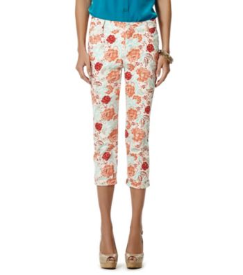 Jones New York Signature® Chelsea Floral Cuffed Capris