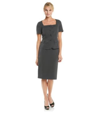 Le Suit® Pindot Jacket with Skirt