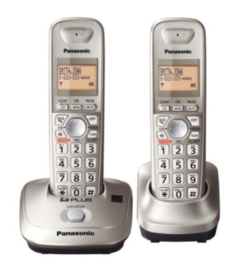 Panasonic 2-Handset Expandable Digital Cordless Phone