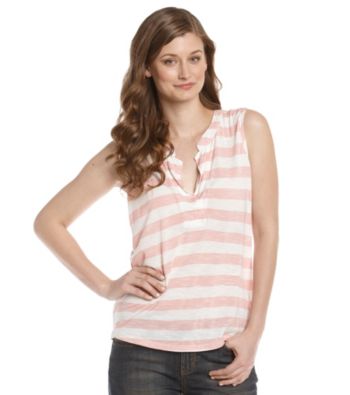 Nine West Vintage America Collection® Petites' Hawaiian Ginger Striped Tee