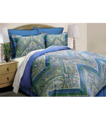 Tangiers Blue Comforter Set by Scent-Sation Inc.