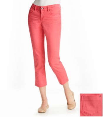 DKNY JEANS® Colored Skinny Cropped Jeans