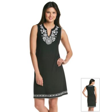 Chelsea & Theodore® Embroidered Short Dress