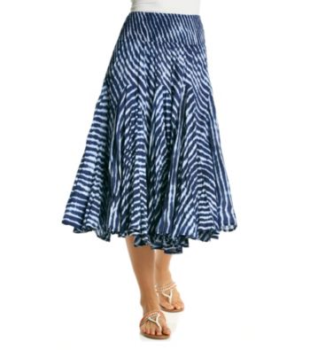 Chelsea & Theodore® Blue Tie-Dye Skirt