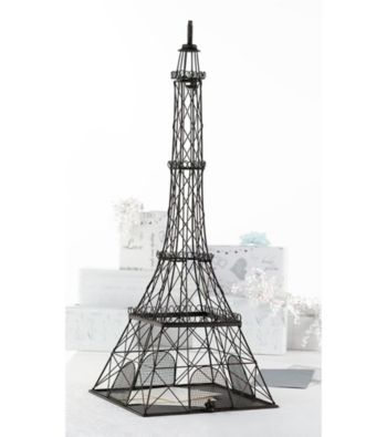 Lillian Rose® Metal Eiffel Tower Cardbox