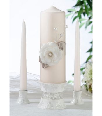 Lillian Rose® Taupe Rose Candle Set