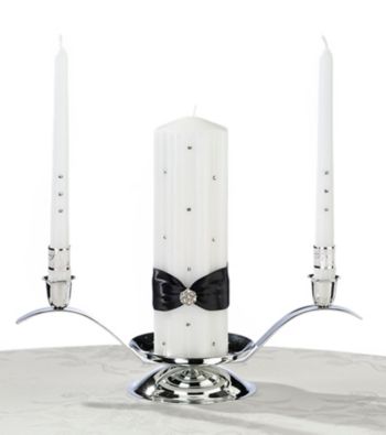 Lillian Rose® Black and White Candle Set